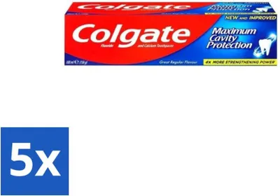 Produktbild von Colgate Zahnpasta Maximaler Kariesschutz 100 ml - Vorteilspack - 5 Stücke