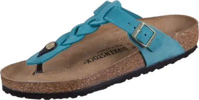 Produktbild von Birkenstock Damen Zehentrenner Gizeh Braided 23577-36, 23577-37, 23577-38, 23577-39, 23577-40, 23577-41, 23577-42 BIR-1026324 biscay bay 37