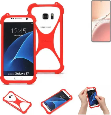 Produktbild von K-S-Trade Handy-Hülle kompatibel mit Oppo Reno12 F 5G Schutz-Hülle Bumper Silikon Schutz Hülle Cover Case Silikoncase Silikonbumper TPU Softcase