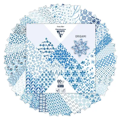 Immagine prodotto di Clairefontaine Origami Set 60 fogli 15x15 Shibori