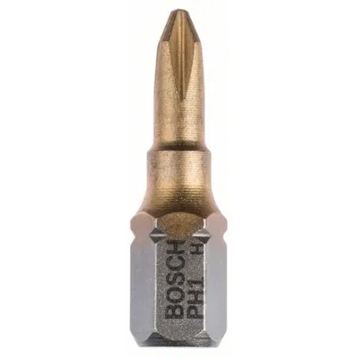 Produktbild von Bosch Professional Bit Max Grip für Phillips-Kreuzschlitzschrauben (PH1, Länge: 25 mm, 10 Stück)