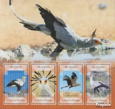 Produktbild von Briefmarken Sao Tome e Principe 2014 Mi 5684-5687 Kleinbogen (kompl. Ausgabe) postfrisch Sekretär