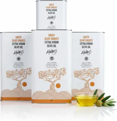 Produktbild von Kanakis | Olivenöle 4x3 L - Kaltgepresst - Fruchtiger Duft - Aus Griechenland - EV Classic - Natives Olivenöl Extra - milder Geschmack - Frisch