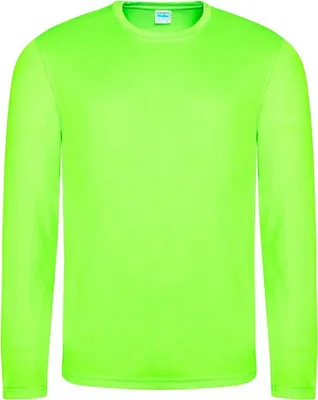 Image de AWDis Cool - T-shirt anti-humidité pour homme manches longues PC5670 (XXL) (Vert vif)