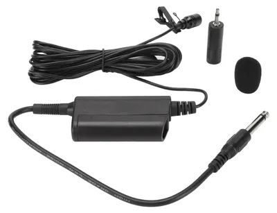 Obrázek produktu pro Lavalier mikrofon, profesionální, všesměrový, připínací, kabelový, pro kytaru, řeč, bicí, klavír, saxofon