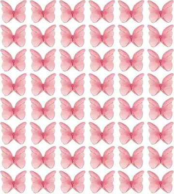 Produktbild von 48 Stück Kuchendekoration, Oblatenpapier, Blumen, Kuchenaufsätze, essbare Schmetterlingsblumen, Cupcake-Dekoration, Geburtstagsparty-Zubehör