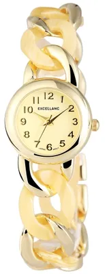 Produktbild von Excellanc Damenuhr mit Metallkettenarmband