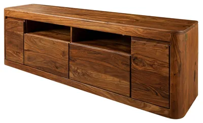 Immagine prodotto di MASSIVMOEBEL24 | mobile TV in legno di Shesham / Acacia 178x40x58 Noce cerato TORONTO #221