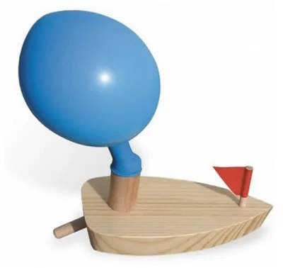 Immagine prodotto di Vilac Barca palloncino giocattolo in legno