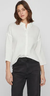Produktbild von Crepe Hemdbluse mit weiten Ärmeln | 44