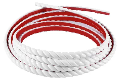 Produktbild von 5M Selbstklebende PVC-Wanddekoration, weiße Streifen, 15 mm breit