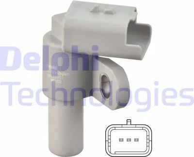 Produktbild von DELPHI Nockenwelleposition Sensor für FORD Fiesta Mk6 Schrägheck (JA8, JR8) Nockenwellen SS12312-12B1