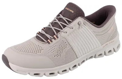 Produktbild von SKECHERS Slip-ins Glide-Step Damen Sneaker taupe Textil - Größe: 39