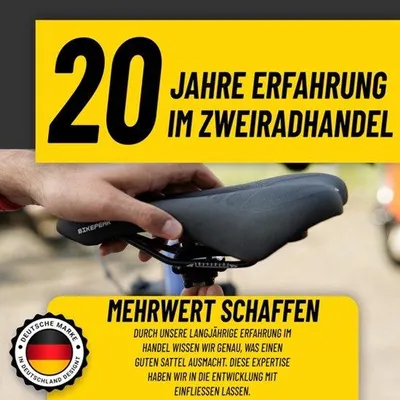 Zdjęcie produktu dla Siodło rowerowe MTB z pianki memory dla mężczyzn i kobiet – wygodne, wodoodporne. Idealne do rowerów górskich, miejskich i trekkingowych, w kolorze czarnym, ergonomiczne i oddychające, przeznaczone dla miłośników rowerów