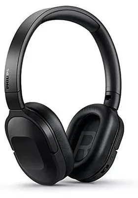Produktbild von Philips TAH4500 ohraufliegender kabelloser Kopfhörer mit Geräuschunterdrückung, Farbe:Schwarz