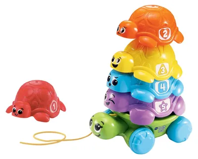 Image de VTech : Tortue empilable pour bébé