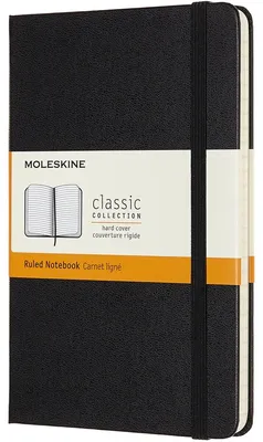 Image de Moleskine Carnet de notes Medium, Ligné, Noir