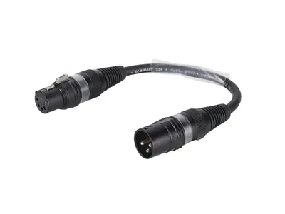 Obrázok produktu pre Adaptérový kábel 3pin XLR(M)/5pin XLR(F) bw