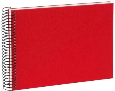 Produktbild von Rotes LeinwandFotoalbum 24x17cm 40Seiten