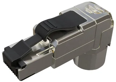 Obrázek produktu pro Solarix Konektor MPTL 90° RJ45 CAT6 STP samořezný SXRJ45-6-STP-BK-SA-U