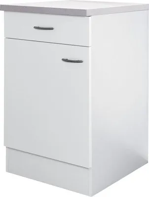 Obrázok produktu pre Kuchynská skrinka dolná s dvierkami Flex Well Palmaria/Wito šírka 50 cm biela