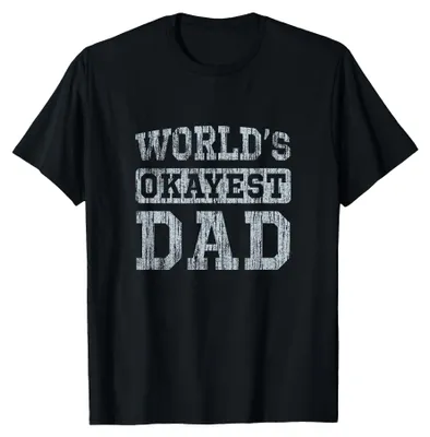 Produktbild von Vintage World 's Okayest Dad T-Shirt T-Shirt