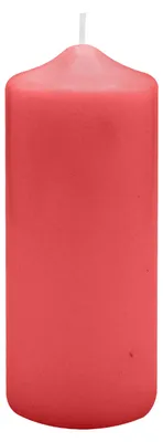 Produktbild von Spitzkopf Stumpen Kerzen Rot 25 x Ø 6 cm, 8 Stück