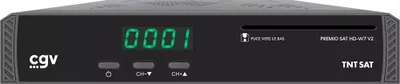 Produktbild von CGV SAT HD-W7, Satellit, Full HD, DVB-S, DVB-S2, 1080p, 4:3, 16:9, Schwarz