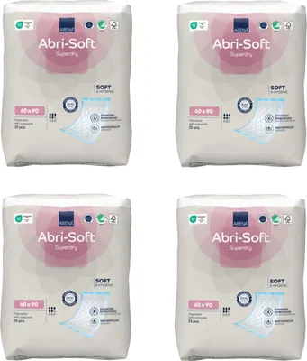 Produktbild von Abri Soft - Bettschutzeinlagen - Superdry - 4x25 Stück