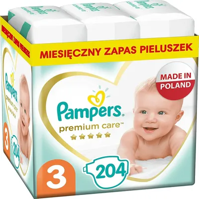 Produktbild von Pampers Premium Care – Windelhosen, 200 Stück, Größe 3 (6–10 kg)
