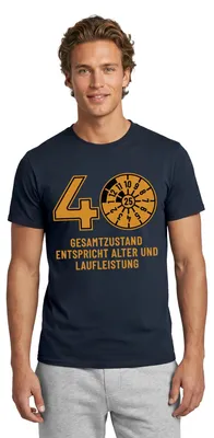 Produktbild von Spreadshirt 40. Geburtstag | Design Männer T-Shirt, 4XL, Navy