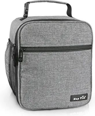 Image de Sac isotherme pour le déjeuner pour adultes et enfants - Grand sac isotherme pour le déjeuner