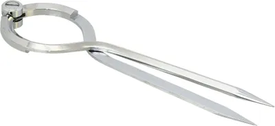 Produktbild von Einhand-Marinezirkel hochglanzverchomt 190 mm