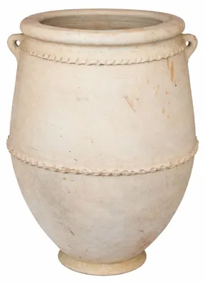 Produktbild von XXL Marokkanischer Terrakotta Blumentopf Giardino 107cm Groß | Mediterraner Pflanzentopf aus Marokko Außen für Garten, Terrasse oder Balkon | Mediterrane Blumenkübel Pflanzenkübel innen als Deko
