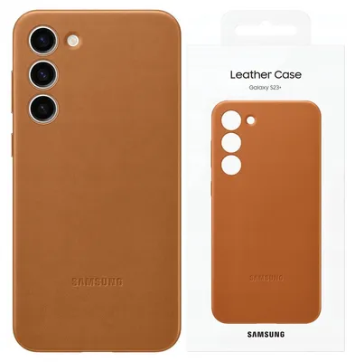 Immagine prodotto di Etui Samsung Ef-Vs916La S23+ S916Custodia in pelle color caramello