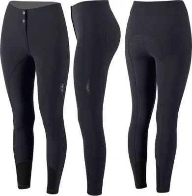 Produktbild von ANIMO Damen Reithose NUVELIN Full Grip blue navy , Größe:42 (D36)