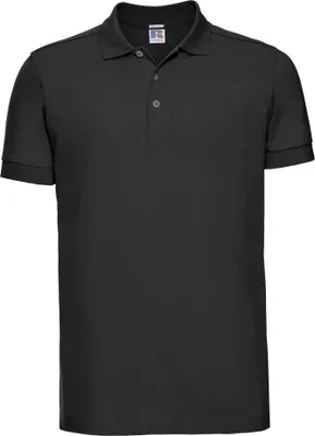 Produktbild von Russell Herren Stretch Polo-Shirt, Kurzarm FK703 (M) (Schwarz)