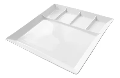 Produktbild von Dimplex Fonduebrett 24,5x24,5cm weiß
