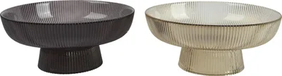 Produktbild von Dekorative Servierschale aus Glas Ø 26 x 11 cm