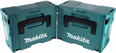 Produktbild von Makita Makpac Set Gr. 2 + 3 Transportbox / Werkzeugkoffer