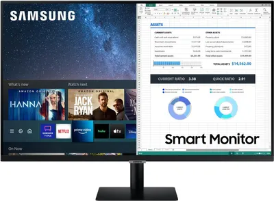 Produktbild von Samsung S32AM700UU Computerbildschirm 81,3 cm (32") 3840 x 2160 Pixel 4K Ultra HD LCD Schwarz