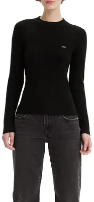 Produktbild von Levi's Damen Crew Rib Sweater Pullover Sweatshirt, Caviar, XXS