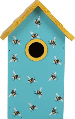 Immagine prodotto di Casetta per uccelli Clayre & Eef 15x10x22 cm Blau Holz