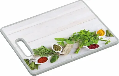 Zdjęcie produktu dla KESPER Deska do krojenia i serwowania 38 X 30 X 12 cm Motyw zdrowej kuchni 30831