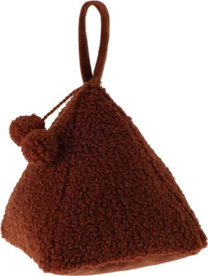 Produktbild von H&S Collection Turstopper Teddy - braun - 17 x 16 - Polyester
