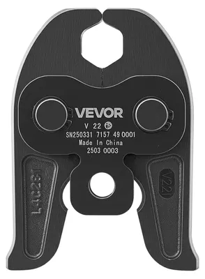Produktbild von VEVOR V28 Pressbacke, 28mm Pressbacke für V-förmige Edelstahlrohre, hochfester karbonisierter Stahlpressbacken kompatibel mit 32NK Standardpresswerkzeugen, 22 mm