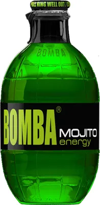 Obrázek produktu pro Bomba Mojito Energy Drink s ovocnou příchutí limetky a máty 250ml