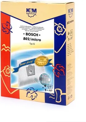 Immagine prodotto di K&M Vacuum bags 4 pcs. 1 filter B02/micro