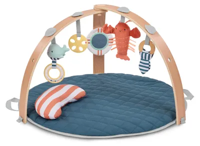Immagine prodotto di Ingenuity, tappetino attività "Cozy Spot" e sponda per lettino, tappetino gioco per bambini con coperta reversibile