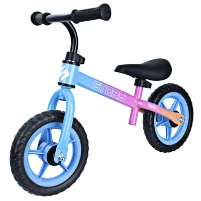 Produktbild von Kinderlaufrad Story Run Racer, blau-pink